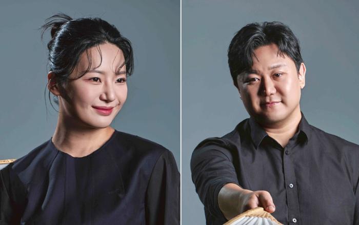 (왼쪽부터) 김우정, 최호성