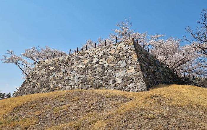 서생포왜성 전경.