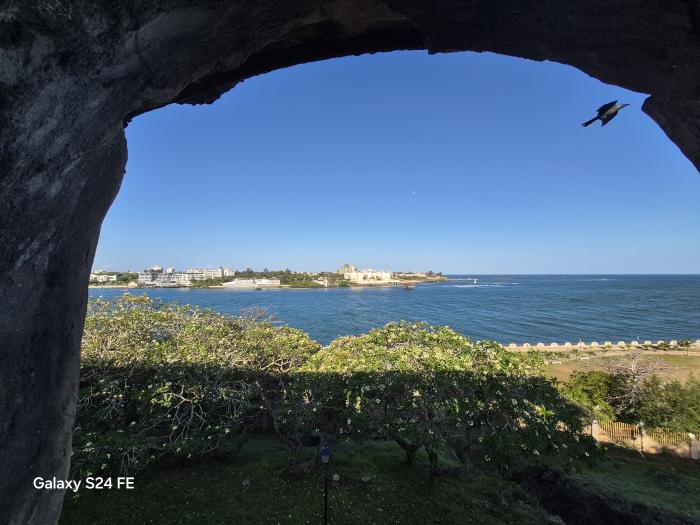 예수 요새 포구에서 바라본 인도양.