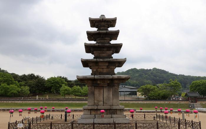 국보 제9호 정림사지 오층석탑.