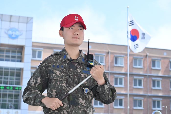 기본군사훈련단 장교교육대대 소대장 이규영 중위.