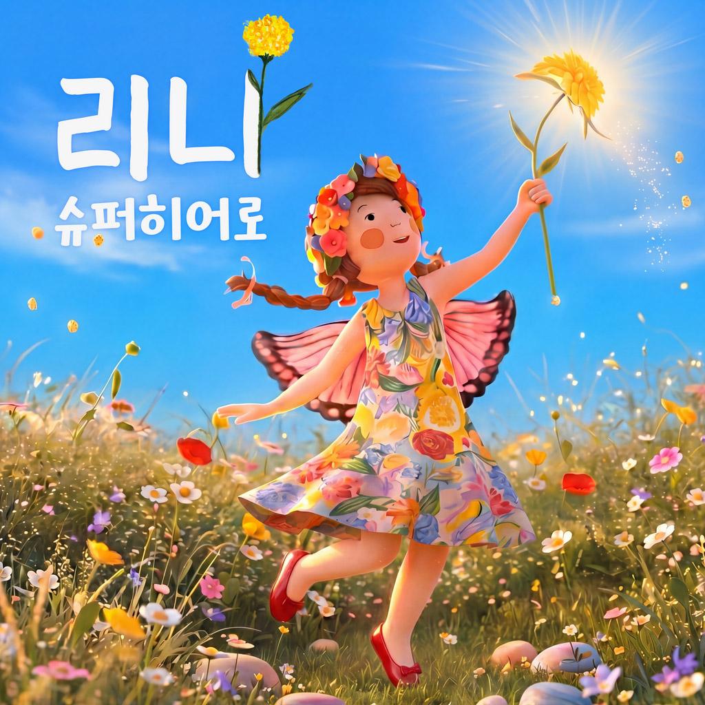 뮤지컬 ‘리나, 슈퍼히어로’의 주인공 리나. 사진=두비컴