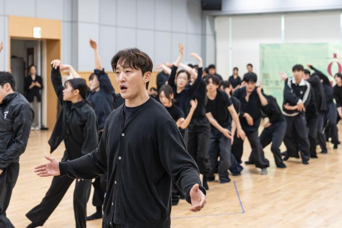 국립창극단 ‘효명’ 연습실 공개행사 장면.