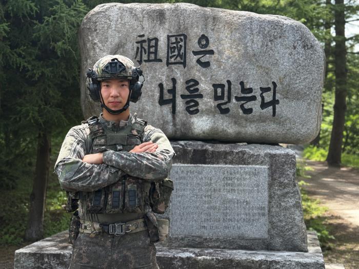 육군2군단 특공연대 용화대대 문혁 중사. 부대 제공